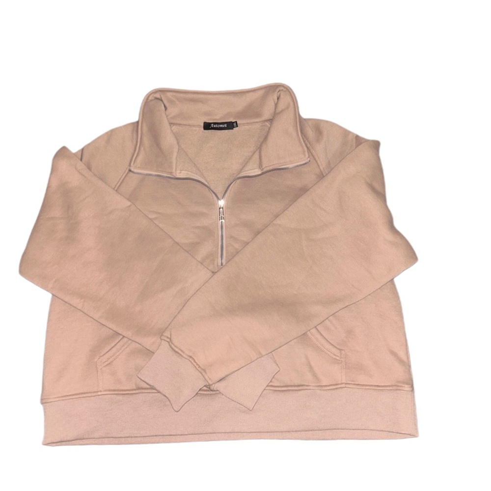 Women's brown  Quarter-Zip Jacket